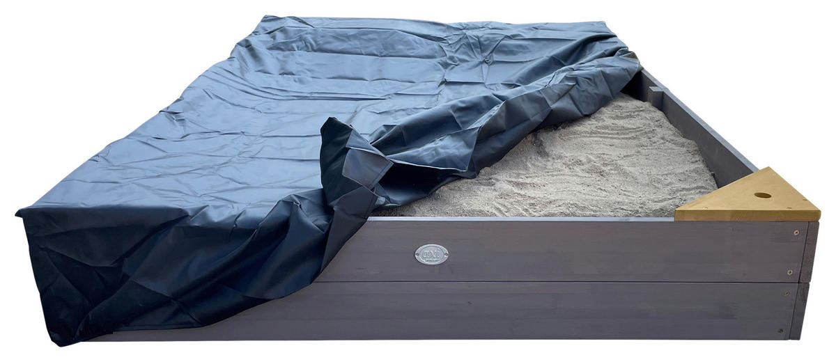 AXI Sandkasten Kelly grau B/H/L: ca. 115x22x180 cm Kelly - braun/grau (180,00/115,00/22,00cm) - AXI