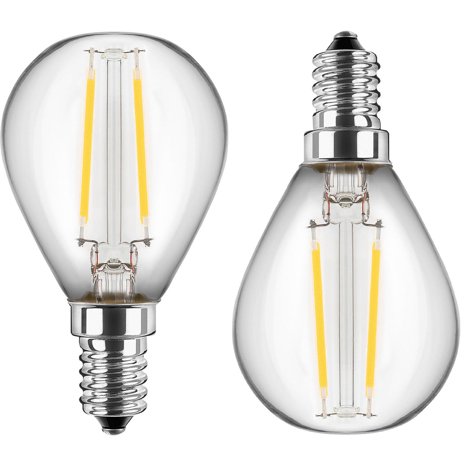 Blulaxa Leuchtmittel 49798 E14 LED-Tropfenform_2erPack E14 - (4,00/9,00cm) - Blulaxa