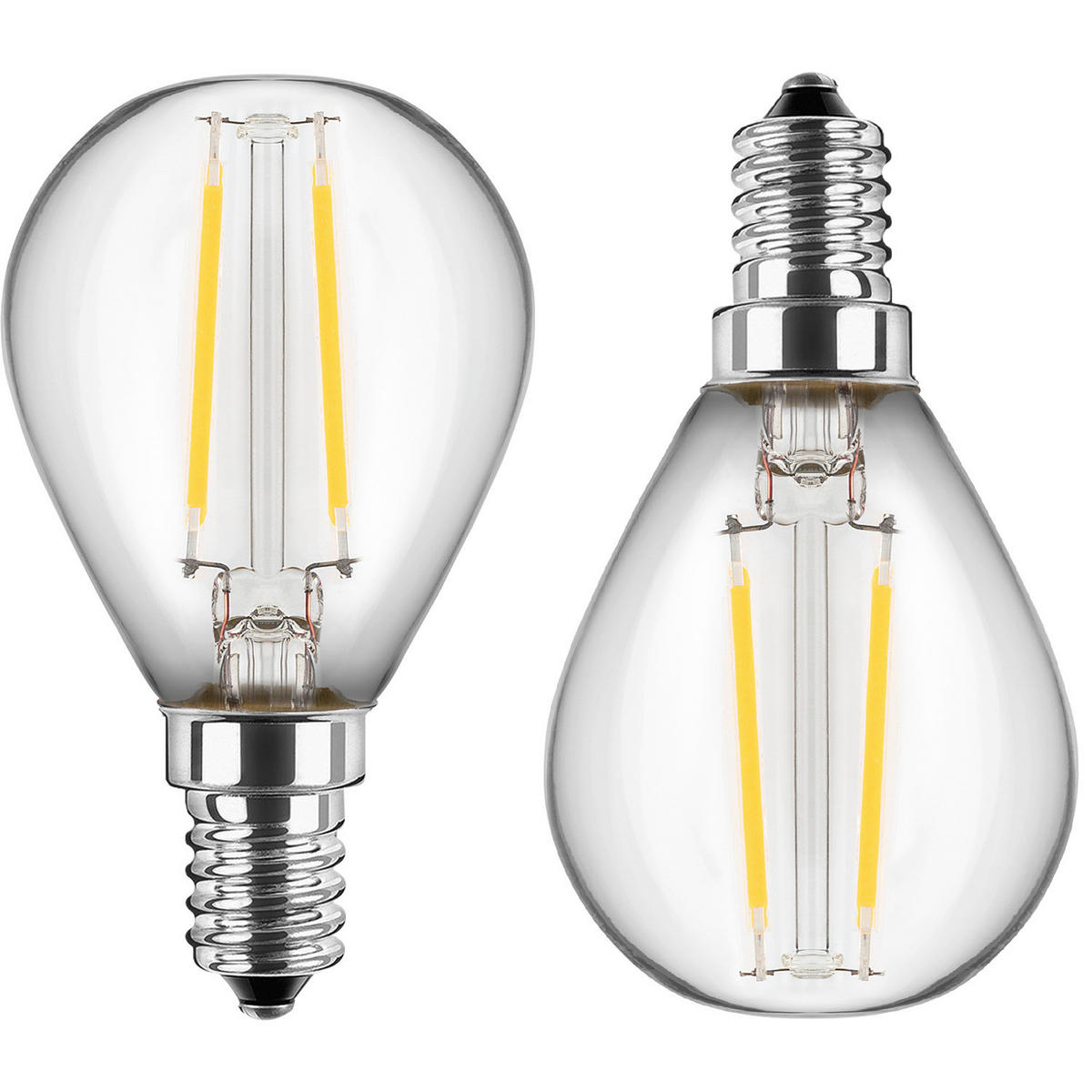Blulaxa Leuchtmittel 49798 E14 LED-Tropfenform_2erPack E14 - (4,00/9,00cm) - Blulaxa