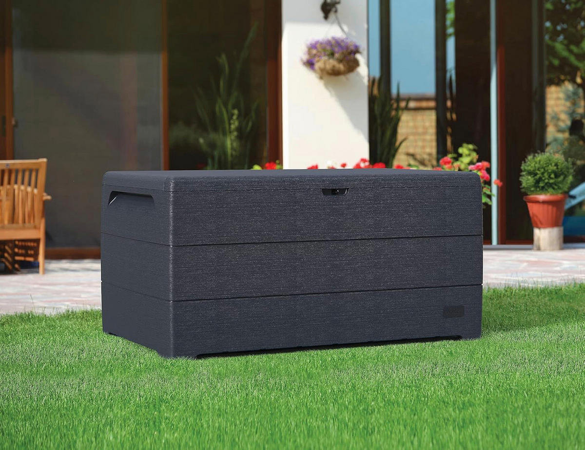 VCM Aufbewahrungsbox Durabox grau Kunststoff B/H/L: ca. 130x110x474 cm Durabox - grau (474,00/130,00/110,00cm) - VCM