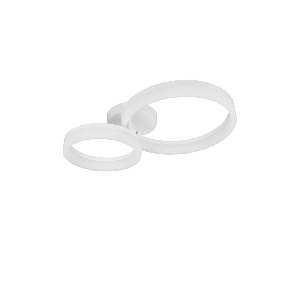 Thumbnail - Reality Leuchten LED-Deckenleuchte weiß Metall Kunststoff B/L: ca. 33x51 cm