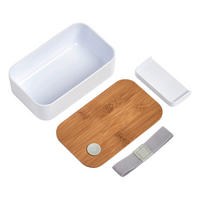Zeller Lunch-Box weiß Lunch-Box - weiß (19,00/12,00/7,00cm) - Zeller