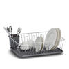 Zeller Geschirrabtropfständer grau Metall B/H/L: ca. 35x13,5x45,5 cm Geschirrabtropfständer - grau (45,50/35,00/13,50cm) - Zeller