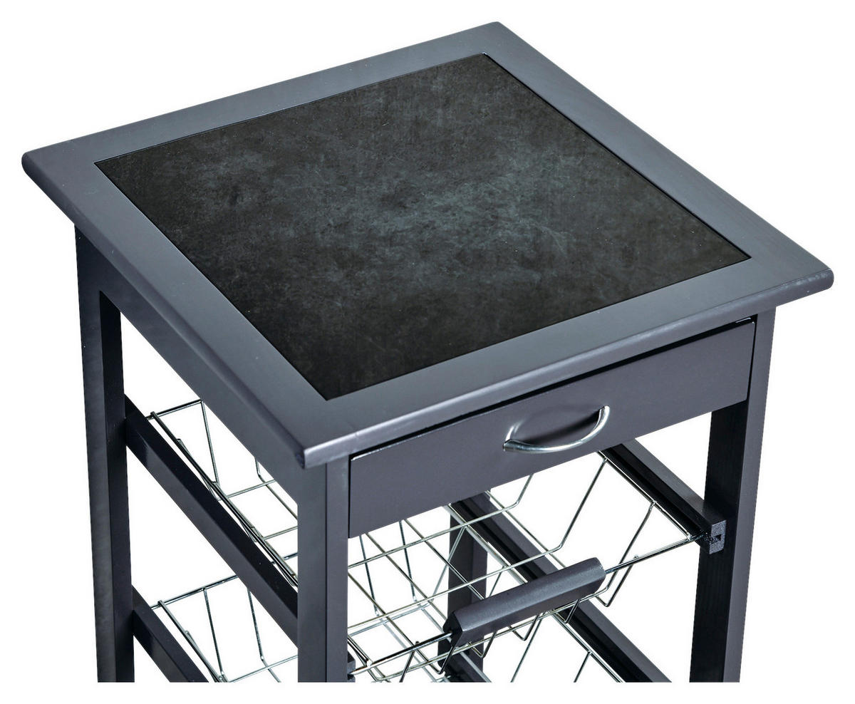 Kesper Küchenwagen grau Glas Küchenwagen_mit_Glasplatte - grau - Kesper