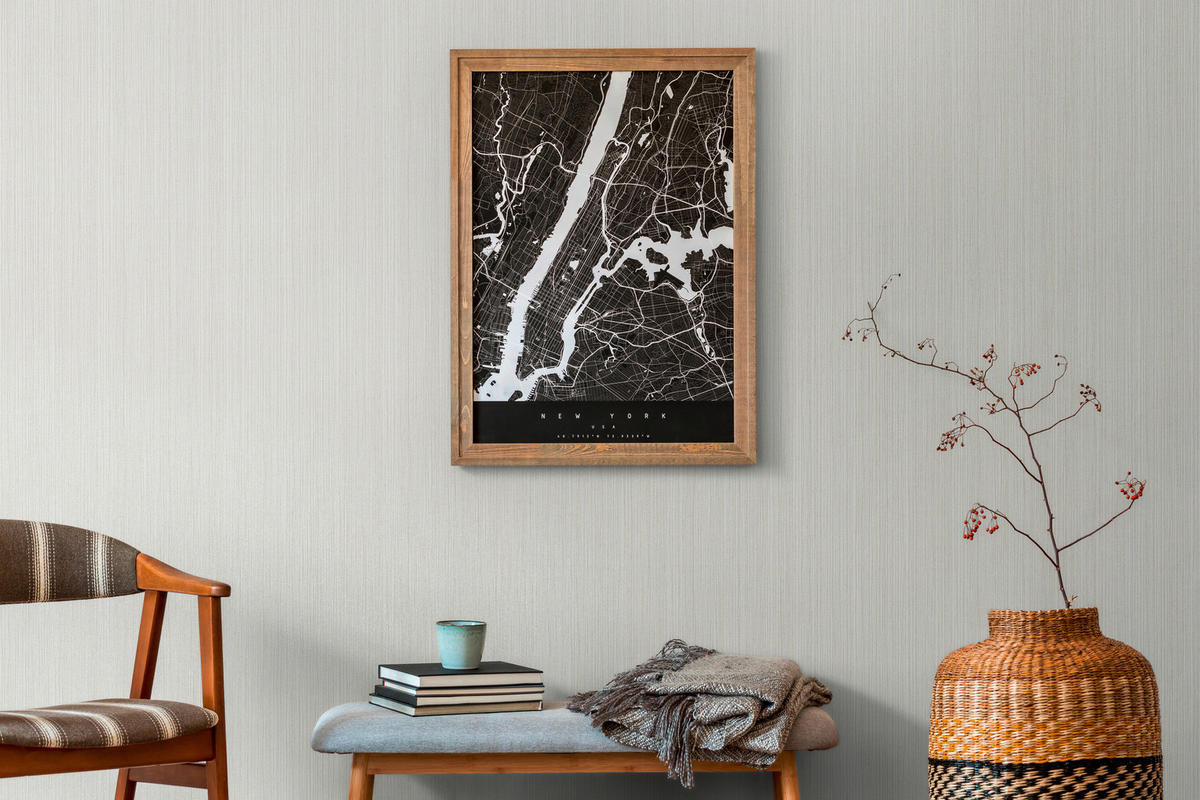 A.S.Création Vliestapete weiß grau gold B/H/D: ca. 53x1005x8,2 cm Vliestapete - gold/weiß (8,20/1005,00cm) - A.S.Creation