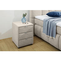 Nachtkonsole  beige-grau Flachgewebe Lore_Nachtkonsole 352/27 - beige-grau (44,00/54,50/45,00cm)