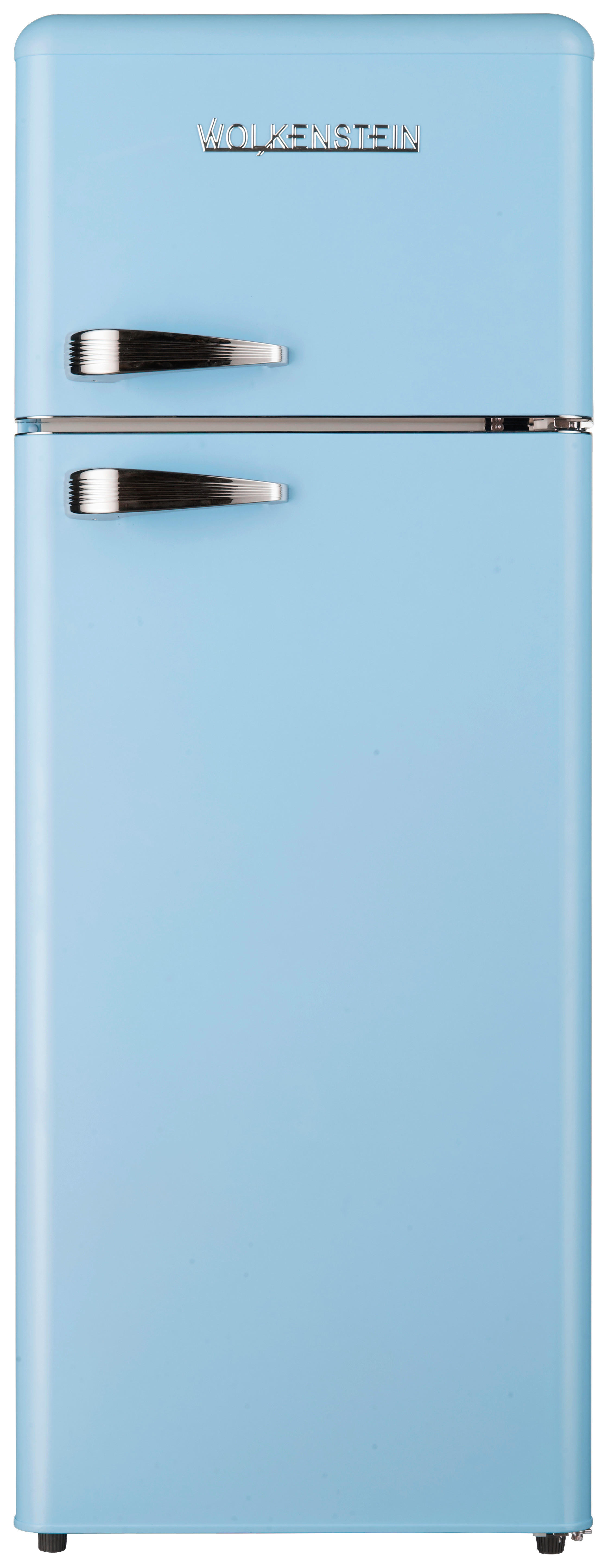 Wolkenstein Retro Kühl-/Gefrierkombination GK212.4RT LB hellblau B/H/T: ca. 54,5x145,6x62,6 cm Kühl-/Gefrierkombi GK212.4RT LB - hellblau (54,50/145,60/62,60cm) - Wolkenstein