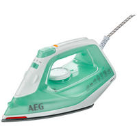 AEG Dampfbügelautomat DB1720 türkis weiß Kunststoff Edelstahl B/H/L: ca. 11,6x14,3x27,4 cm Dampfbügelautomat_DB1720 - weiß/türkis (27,40/11,60/14,30cm) - AEG