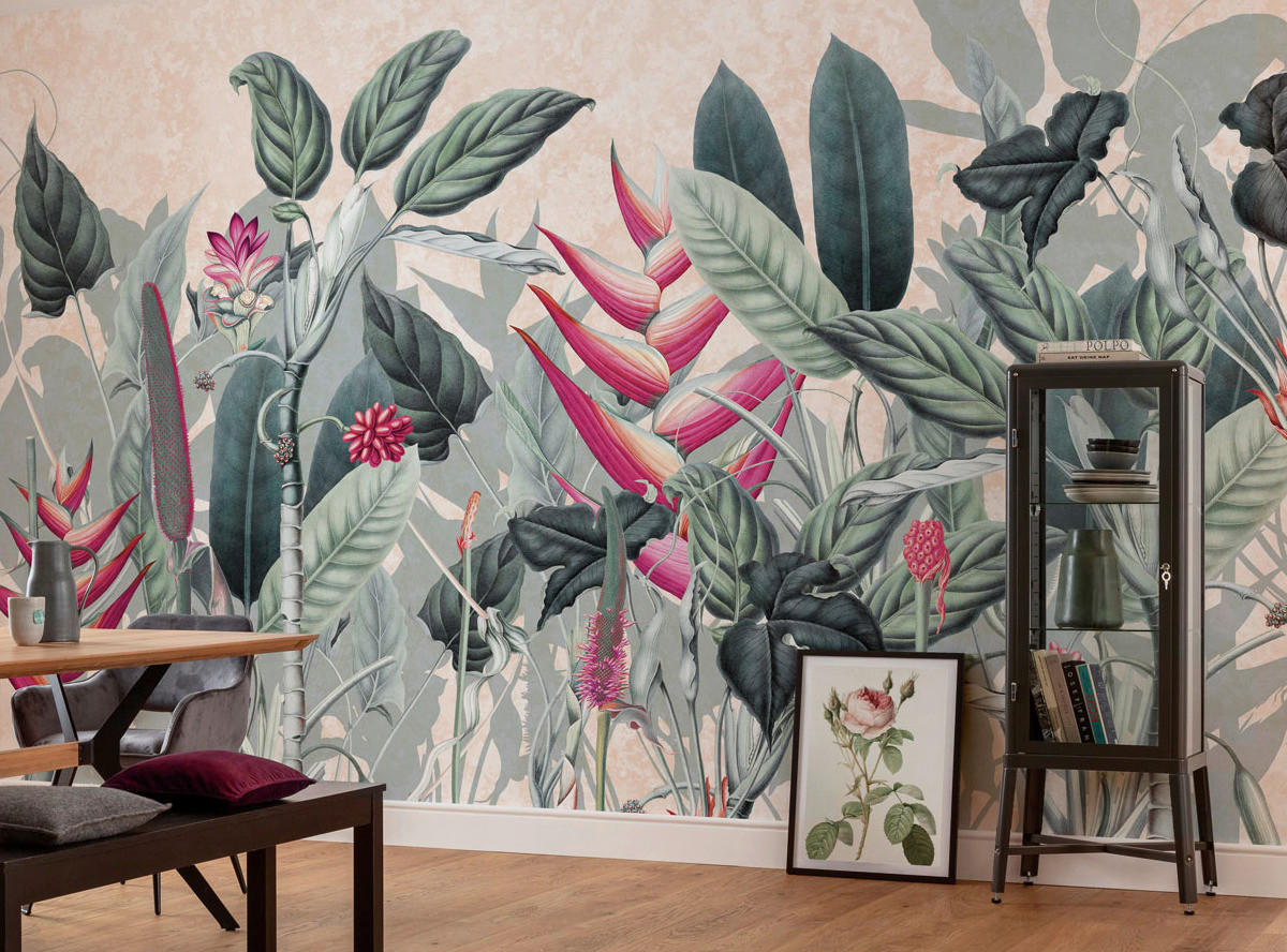 Komar Fototapete Soft Jungle B/L: ca. 350x250 cm Soft Jungle - (350,00/250,00cm) - Komar
