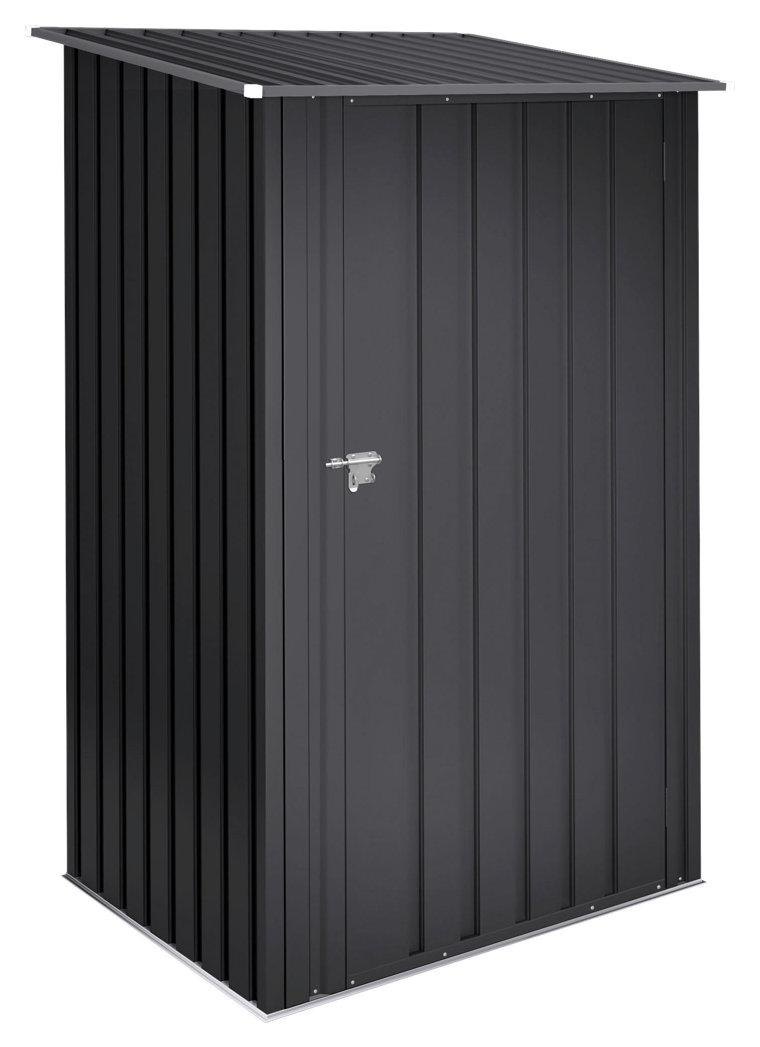 HOGGAR Gerätehaus Sansa anthrazit B/H/L: ca. 104x160x99 cm Sansa - anthrazit (99,00/104,00/160,00cm) - HOGGAR