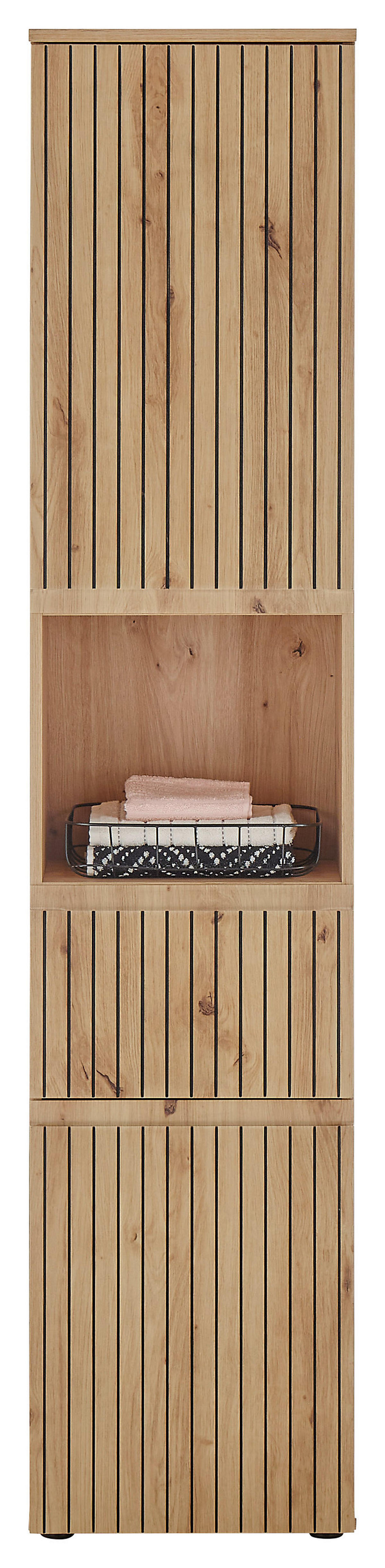 Hochschrank Austin Artisan Oak Nachbildung B/H/T: ca. 40x136x31 cm Austin - (40,00/136,00/31,00cm)