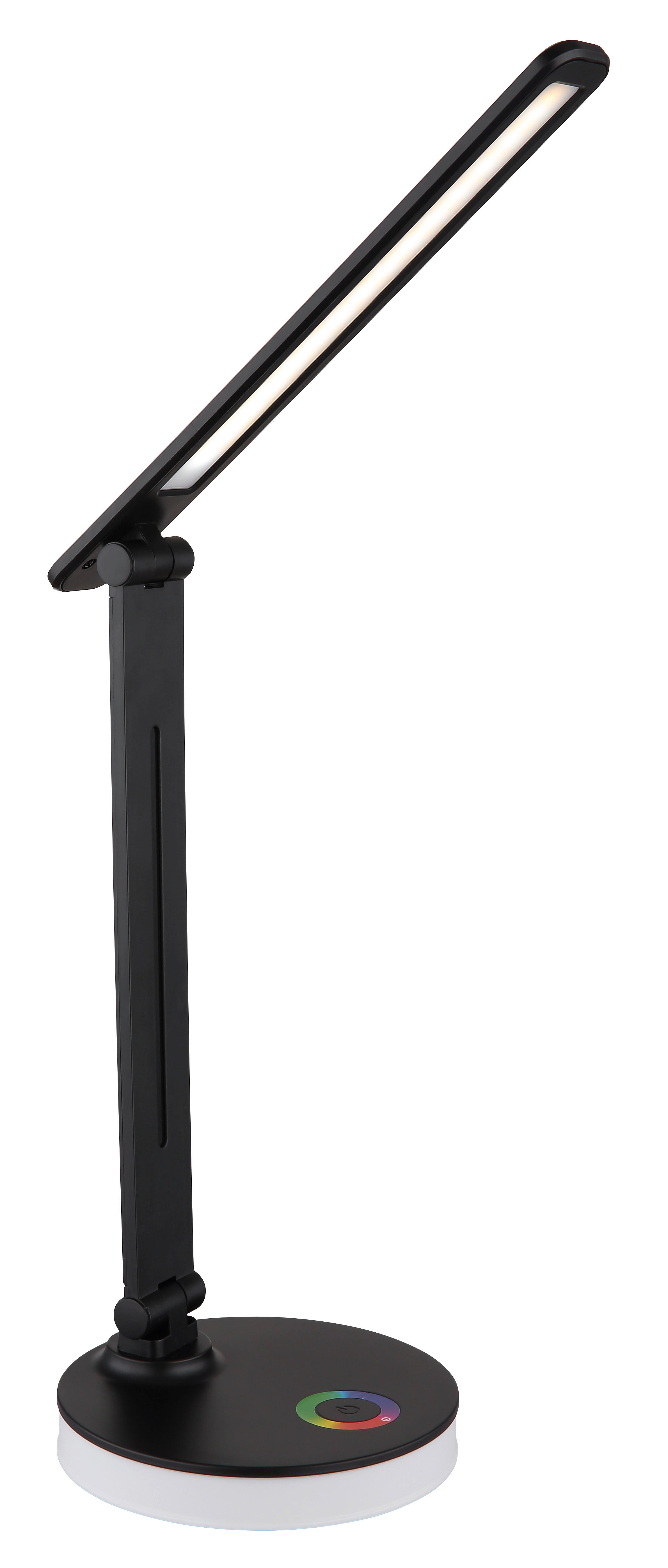 GLOBO LED-Tischleuchte schwarz Kunststoff B/H/T: ca. 15x50x28 cm GERALDO - schwarz (15,00/50,00/28,00cm) - GLOBO