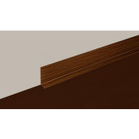 POCOline Sockelleiste L/B/H: ca. 500x5x1,5 cm pro Stück Sockelleiste_PVC 5m sk Nußbaum - (500,00/5,00/1,50cm) - POCOline