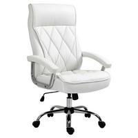 Drehstuhl 921-473WT weiß 921-473WT - weiß (66,00/121,00/69,00cm) - Vinsetto