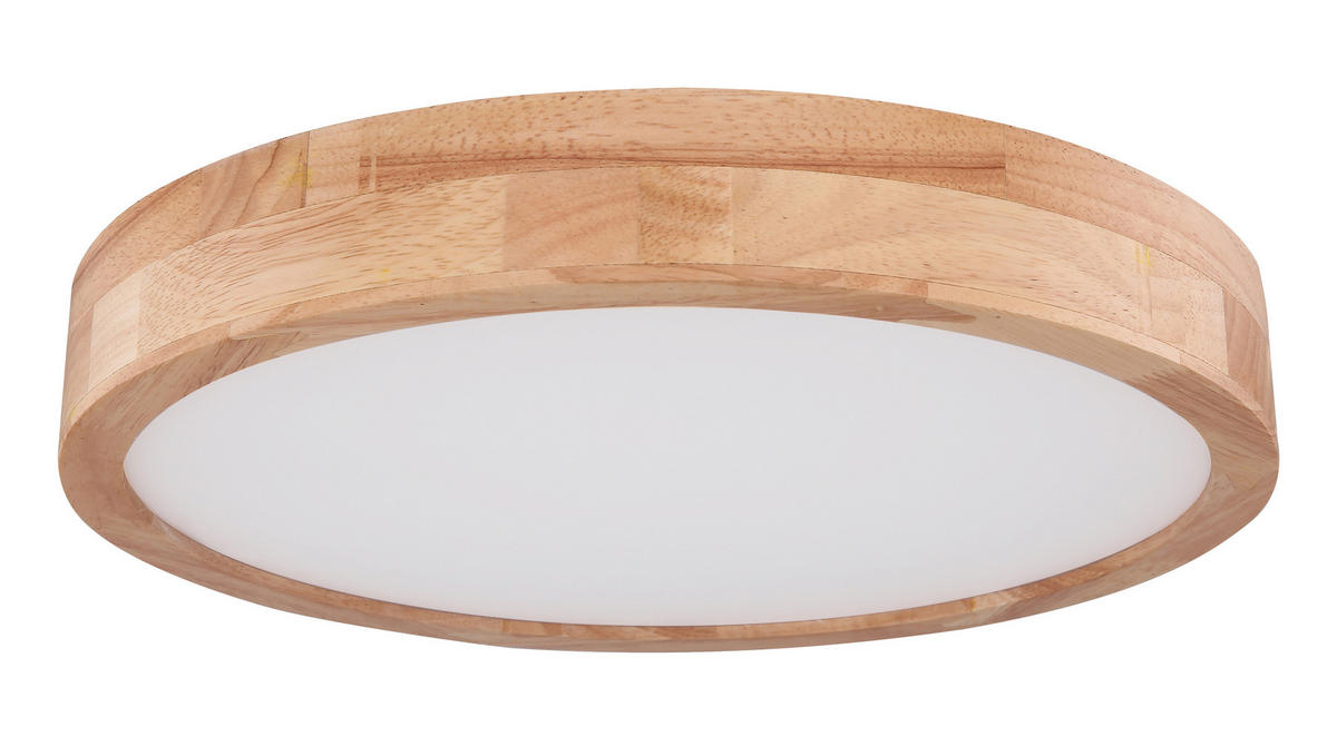 GLOBO Deckenleuchte braun Holz Metall H/D: ca. 11x40 cm 1 Brennstellen Rainer - braun (40,00/11,00cm) - GLOBO