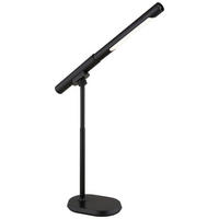 GLOBO LED-Tischleuchte Opal mattschwarz Metall Kunststoff B/H/T: ca. 40,4x44,5x10,9 cm 1 Brennstellen MILAN - Opal/mattschwarz (40,40/44,50/10,90cm) - GLOBO