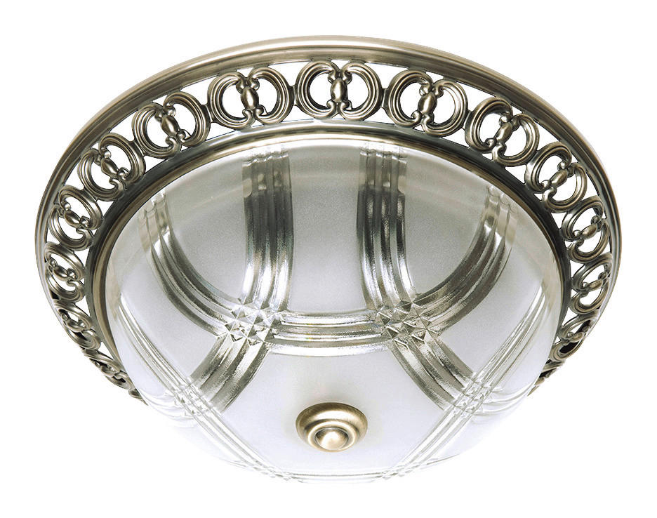SPOT Light Deckenleuchte 4704350 altmessing weiß Metall Glas H/D: ca. 13x33  cm E27 2 Brennstellen ▷ online bei POCO kaufen