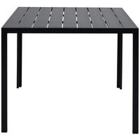POCOline Gartentisch Mila schwarz Alu B/H/L: ca. 90x74x90 cm Mila - schwarz (90,00/90,00/74,00cm) - POCOline