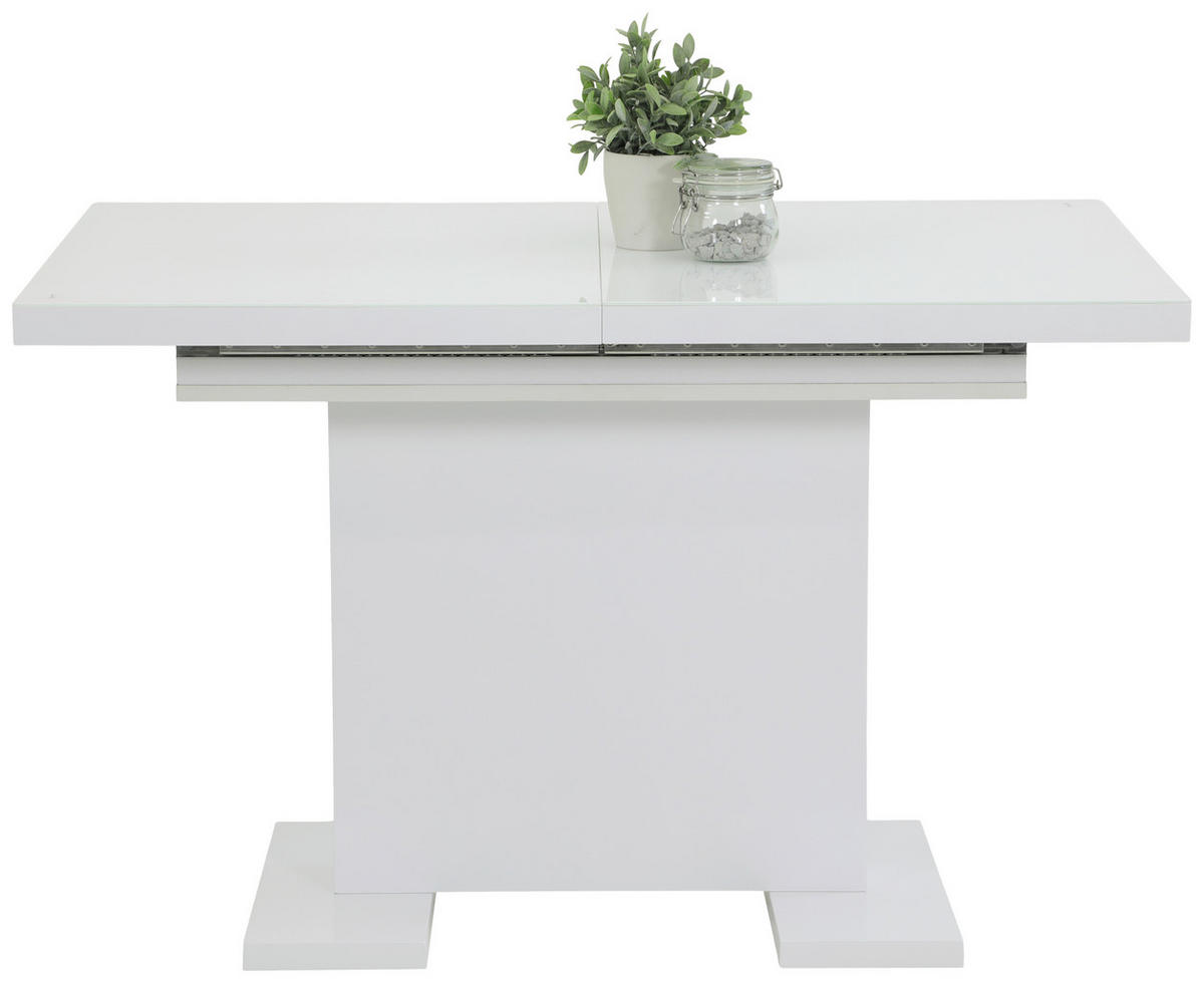 Esstisch Wilma weiß Hochglanz B/T: ca. 120x80 cm Wilma - weiß (120,00/80,00cm)