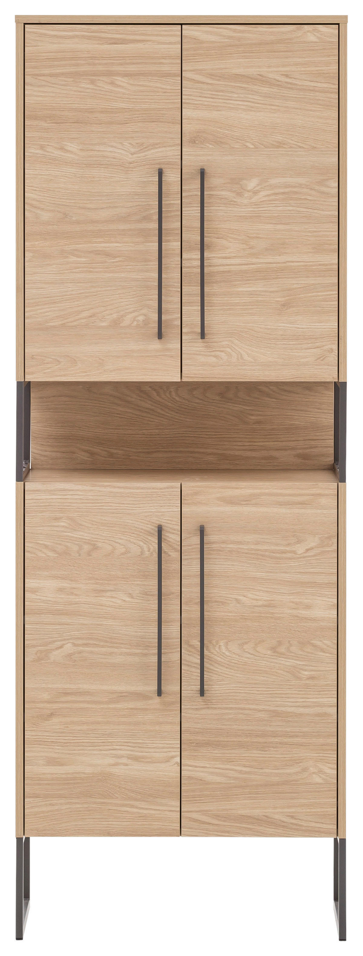 Hochschrank Limone Eiche Landhaus Nachbildung B/H/T: ca. 65,2x183,4x331 cm Limone - Eiche (65,20/183,40/331,00cm) - Möbelpartner