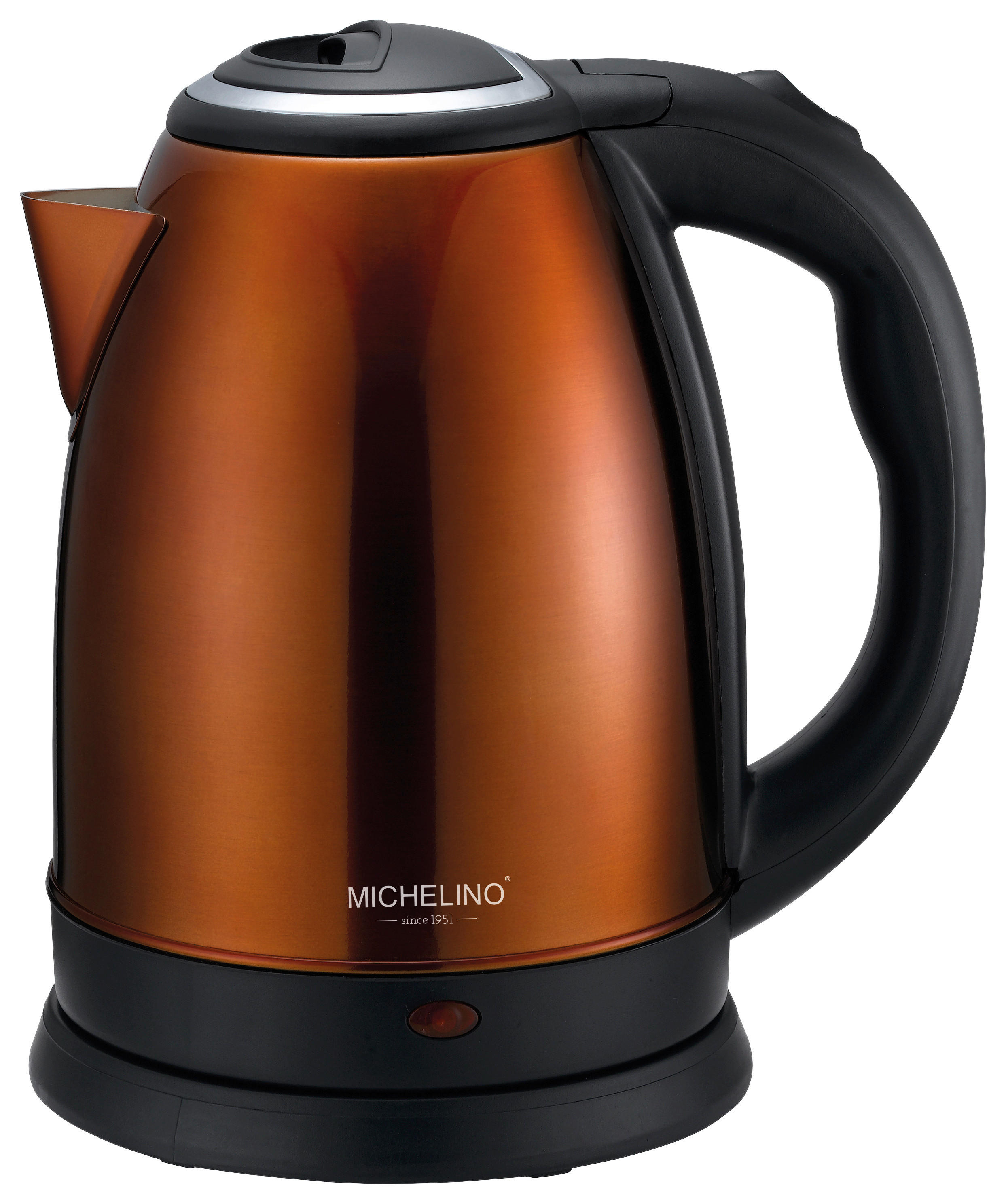 MICHELINO Edelstahl-Wasserkocher 20803 bronze Edelstahl B/H/T: ca 