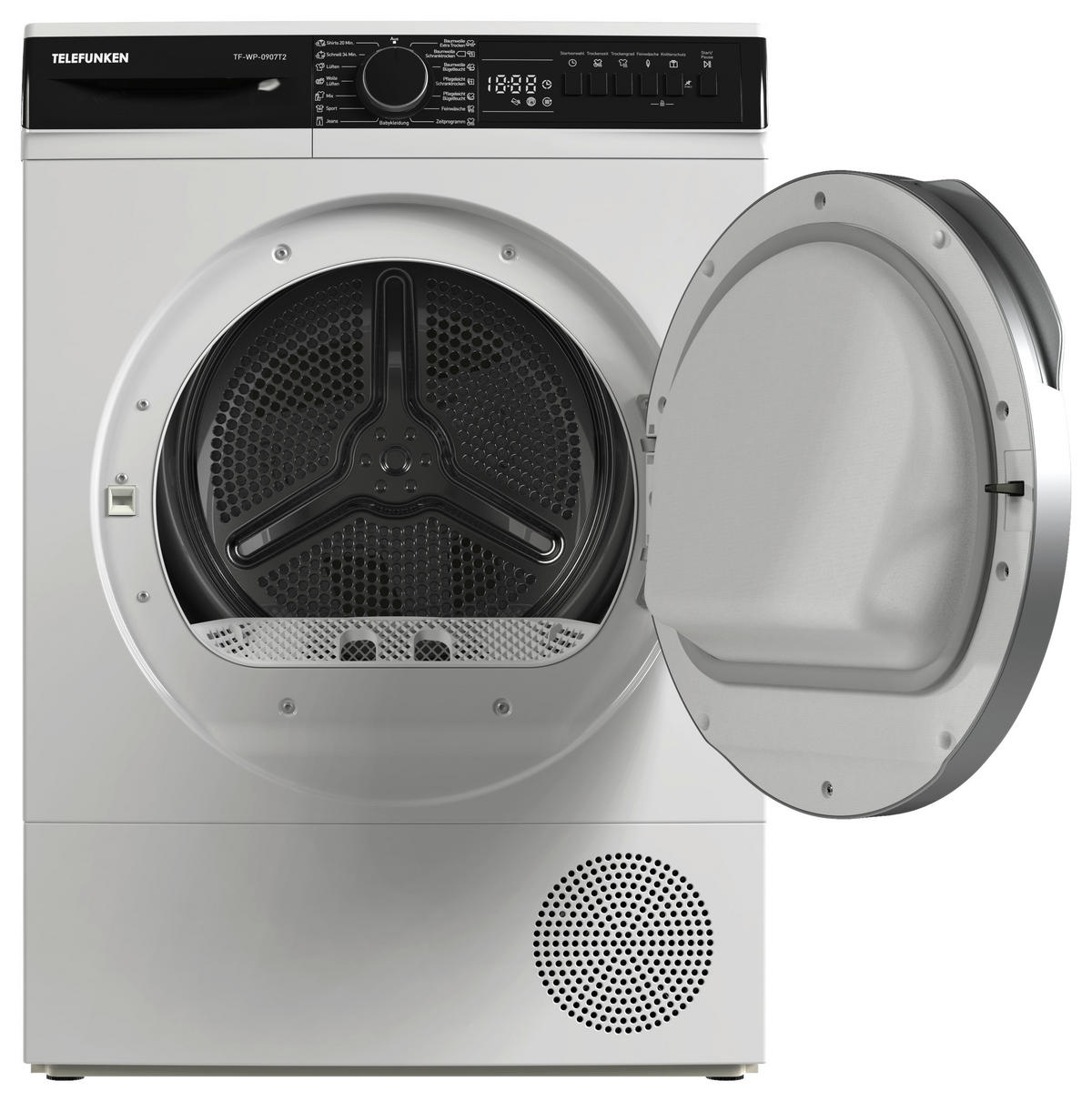 Telefunken Wärmepumpentrockner TF-WP-0907T2 weiß B/H/T: ca. 60x85x53 cm ca. 7 kg Wärmepumpentrockner TF-WP-0907T2 - weiß (60,00/85,00/53,00cm) - TELEFUNKEN