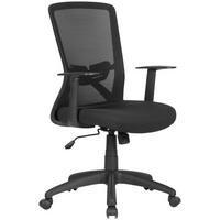 Chefsessel LONG schwarz schwarz schwarz Mesh Webstoff Kunststoff LONG - schwarz - byLIVING