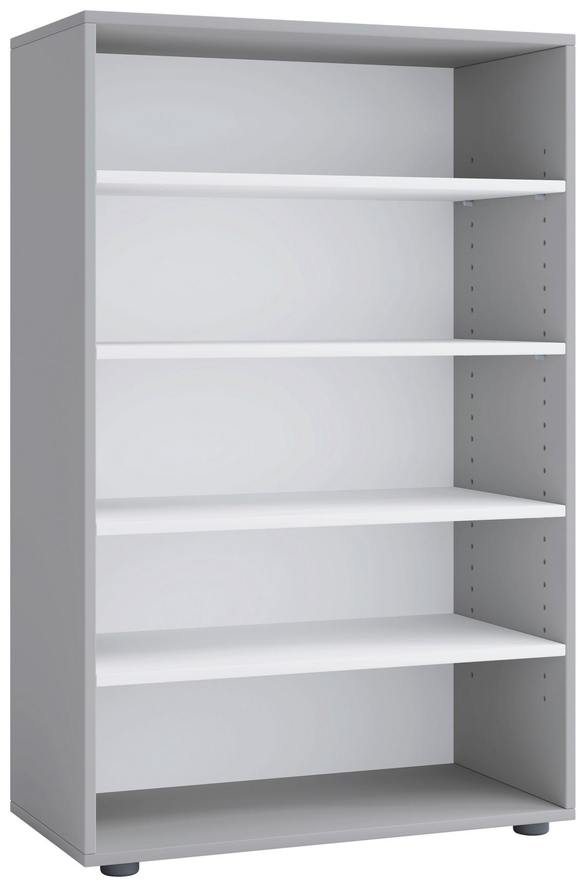 Schuhregal Lona grau weiß B/H/T: ca. 70x110x37 cm Lona - weiß/grau (70,00/110,00/37,00cm) - VCM Möbel