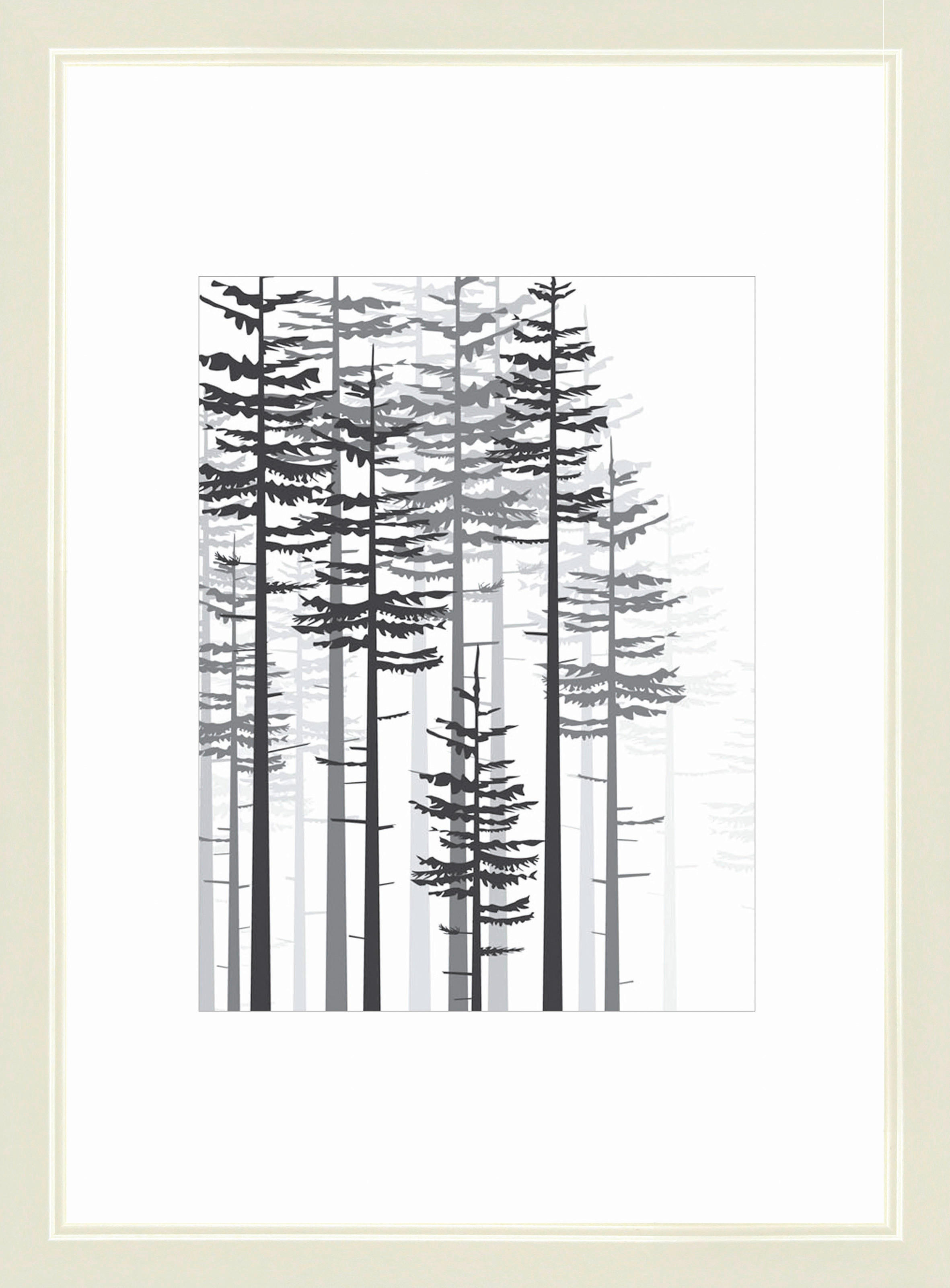 Bilderrahmen weiß Holz B/H/L: ca. 21x29,7x2 cm Holzrahmen_Modern 21x29,7 - weiß (2,00/21,00/29,70cm)