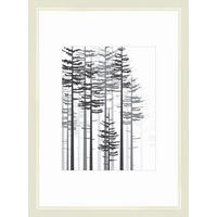 Bilderrahmen weiß Holz B/H/L: ca. 21x29,7x2 cm Holzrahmen_Modern 21x29,7 - weiß (2,00/21,00/29,70cm)