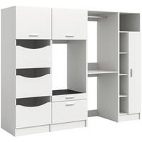 Waschmaschinenumbauschrank Free weiß B/H/T: ca. 198x195x68 cm Free - weiß (198,00/195,00/68,00cm) - xonox.home