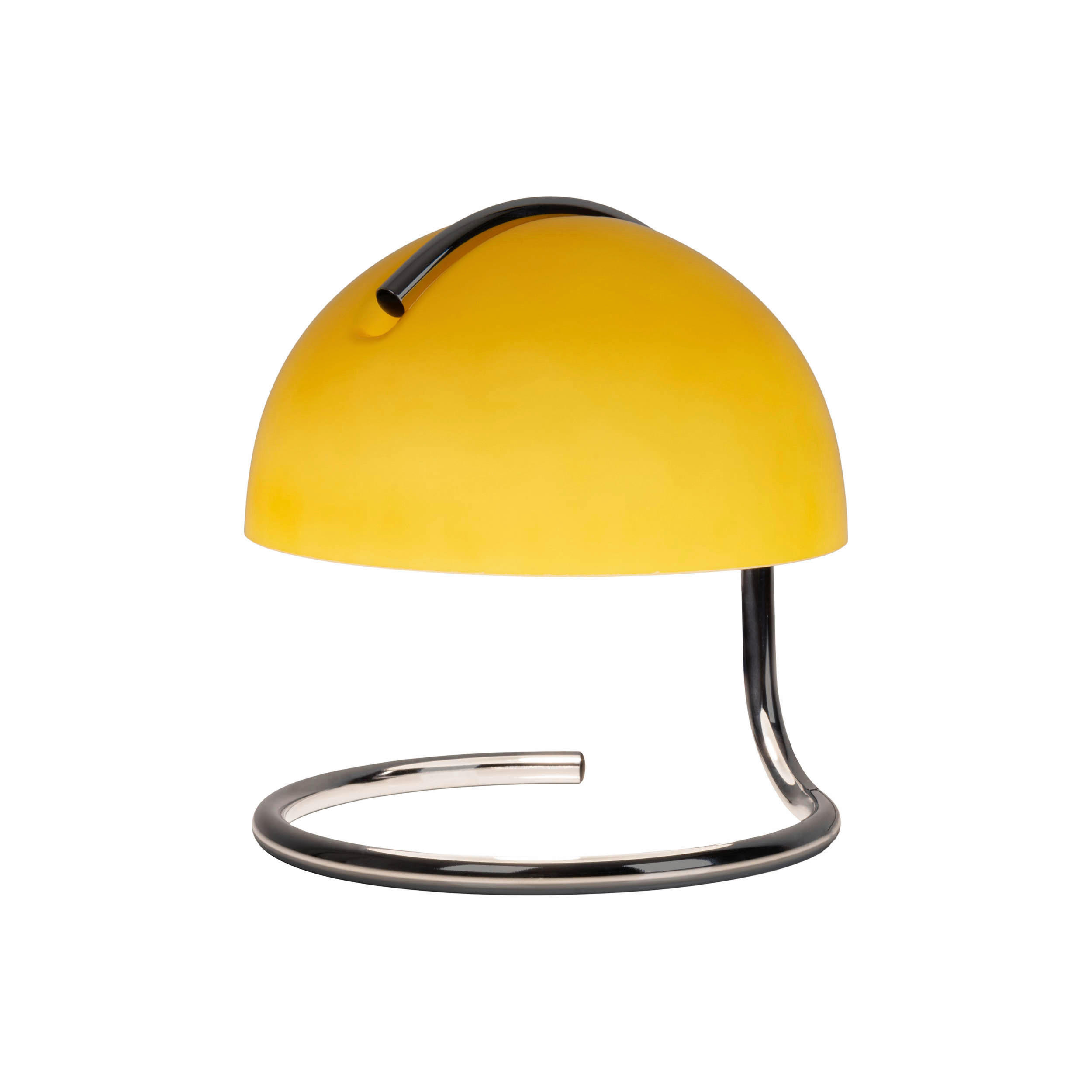 Näve Leuchten Tischleuchte gelb Metall Glas B/H/T/D: ca. 23,5x25x23,5x23,5 cm E27 1 Brennstellen BURANO - gelb (23,50/25,00/23,50cm) - Näve Leuchten