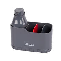 Vileda Spülbeckenorganizer grau Kunstfell B/H/L: ca. 10x8,5x23 cm Spülbeckenorganizer_Vileda - grau (23,00/10,00/8,50cm) - Vileda