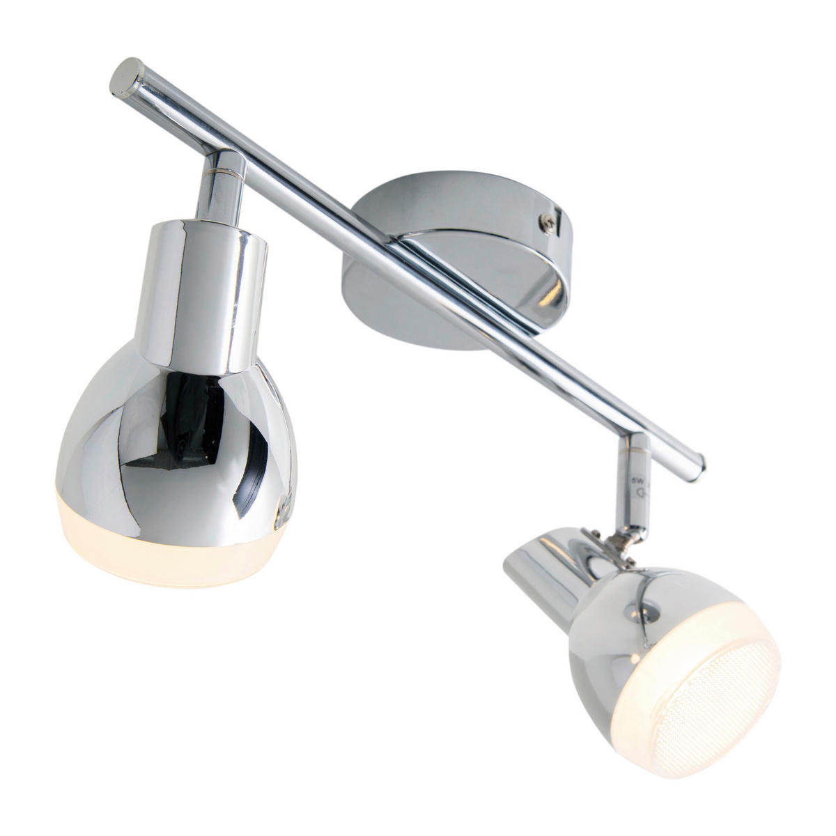 Näve Leuchten LED-Spot Chrom Kunststoff Metall B/H/T: ca. 30x13x8 cm 2 Brennstellen CHROMEY - Chrom (30,00/13,00/8,00cm) - Näve Leuchten