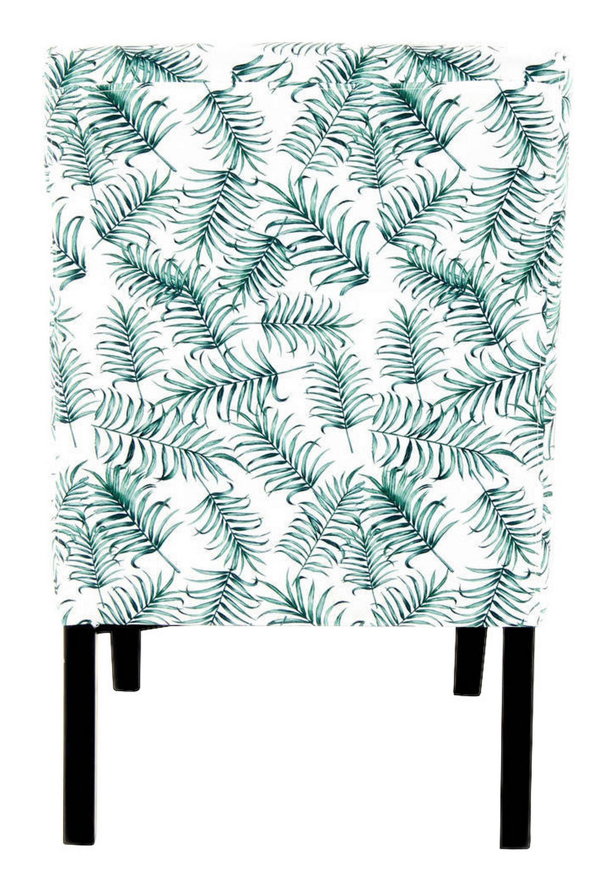 Stuhl Indira 100 weiß grün Microfaser Microfaser B/H/T: ca. 55x92x77 cm Indira 100 - weiß/schwarz (55,00/92,00/77,00cm) - 360 Living