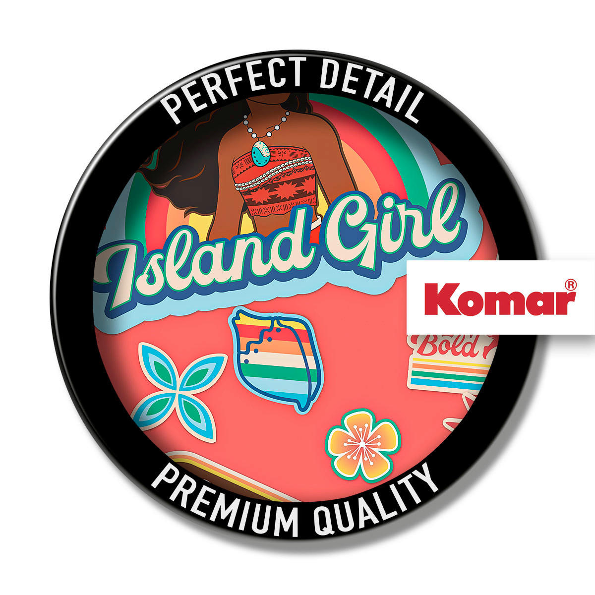 Komar Fototapete Moana Island Girl IADX4...