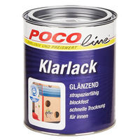 POCOline Acryl Klarlack farblos glänzend ca. 0,75 l Klarlack_Acryl_2in1 750ml - farblos (750ml) - POCOline