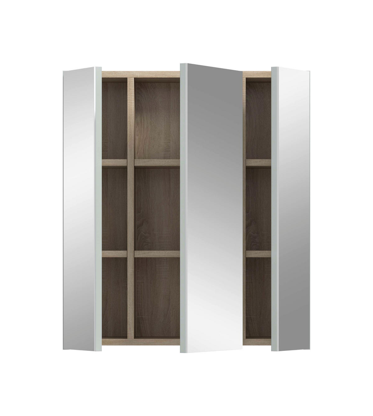 Spiegelschrank STAR Eiche Nachbildung B/H/T: ca. 60x68x19 cm STAR - Eiche (60,00/68,00/19,00cm) - xonox.home