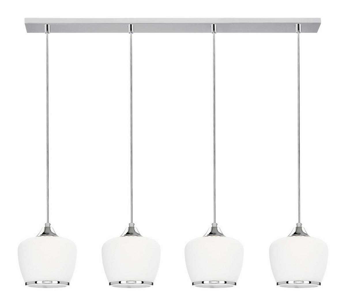 Spot-Light Pendelleuchte 1720428 B/H/T: ca. 80x110x10 cm E14 4 Brennstellen Pendelleuchte_4flg.Rondas - (80,00/110,00/10,00cm) - Spot-Light