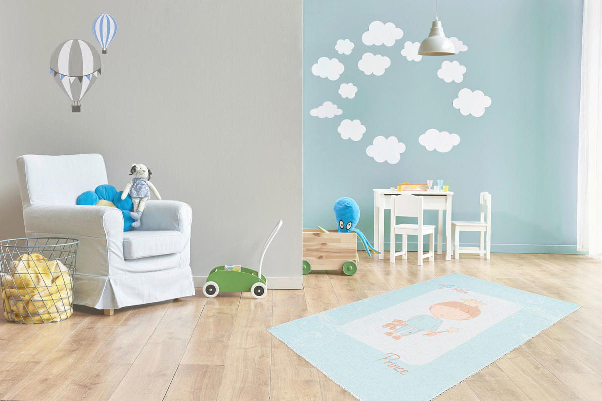 360Living Teppich Bambini mint B/L: ca. 120x180 cm Bambini - mint (120,00/180,00cm) - 360Living