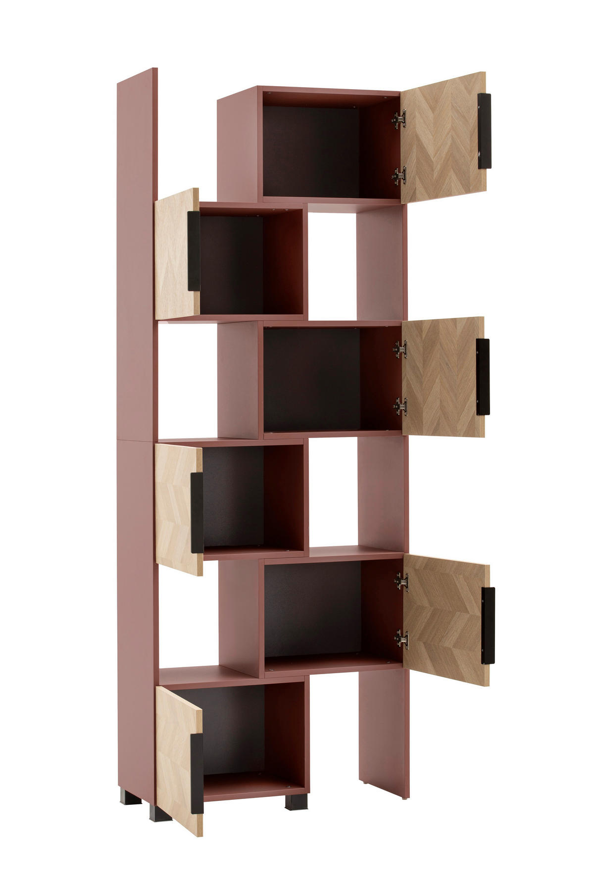 Regal Piazza mauve B/H/T: ca. 78x101,6x34,7 cm Piazza - mauve (78,00/101,60/34,70cm) - Schildmeyer