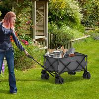 Outsunny Transportwagen grau B/H/L: ca. 55x61x108 cm Transportwagen - grau (108,00/55,00/61,00cm) - Outsunny