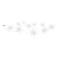 Näve Leuchten LED-Lichterkette weiß Kunststoff B/H/T: ca. 10x10x165 cm 10er-LED-Lichterkette 3D-STERNE - weiß (10,00/10,00/165,00cm) - Näve Leuchten