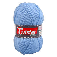 Handstrickgarn Twister Sport uni hellblau L: ca. 15000 cm Twister Sport uni - hellblau (15000,00cm) - Twister