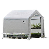ShelterLogic Gewächshaus 3,24m² B/H/L: ca. 180x180x180 cm 3,24m² - weiß (180,00/180,00/180,00cm) - ShelterLogic