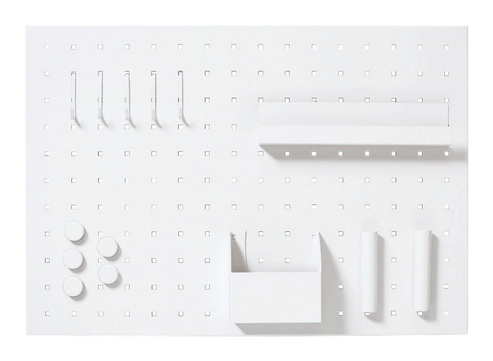 Zeller Memoboard Memoboard_mit_Utensilien - weiß (50,00/35,00/15,00cm) - Zeller