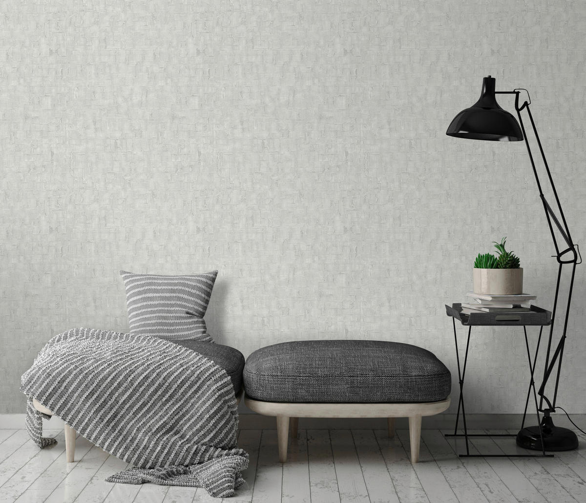 Erismann Vliestapete grau silber B/L: ca. 53x1005 cm Vliestapete_10260-31 - silber/grau (53,00/1005,00cm) - Erismann