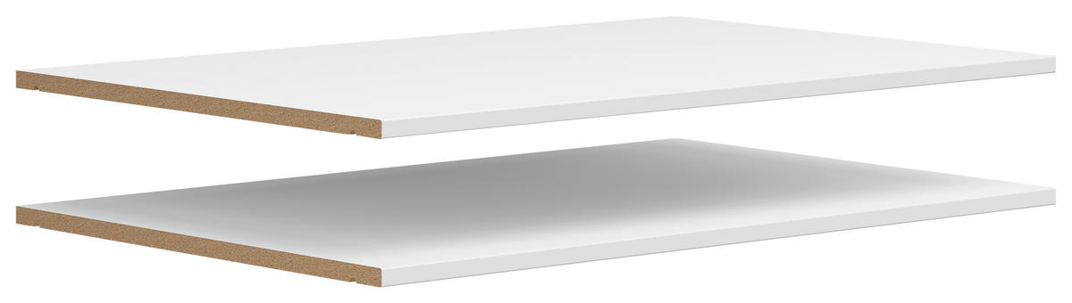 Einlegeböden-Set Multi-Stauraum Typ 47 weiß B/H/T: ca. 77x1,5x36 cm Multi-Stauraum Typ 47 - weiß (77,00/1,50/36,00cm)
