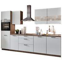 nobilia Küchenblock Senso weiß Lack Premium Matt B: ca. 310 cm Senso - Eiche/weiß (310,00cm) - nobilia