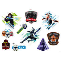 Komar Wandtattoo Clone Wars Badges Star Wars Clone Wars Badges B/L: ca. 100x70 cm Clone Wars Badges - (100,00/70,00cm) - Komar